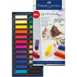 Pastele suche Faber-Castell Creative Studio Mini, 24 sztuki