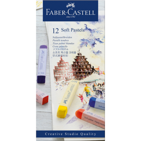 Pastele suche Faber-Castell Creative Studio, 12 kolorów - 4