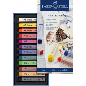 Pastele suche Faber-Castell Creative Studio, 12 kolorów
