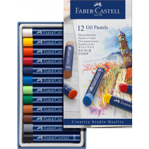 Pastele olejne Faber-Castell Creative Studio, 12 kolorów
