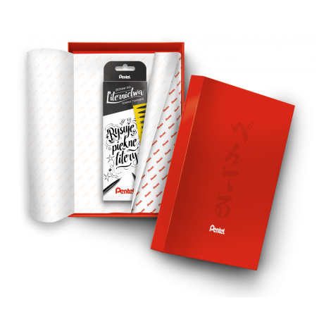 Zestaw pisaków Pentel do liternictwa, 7 sztuk - 2