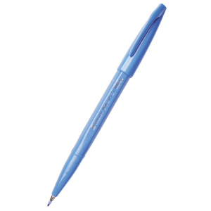 Pisak pędzelkowy Pentel Brush Sign Pen do kaligrafii, Błękitny