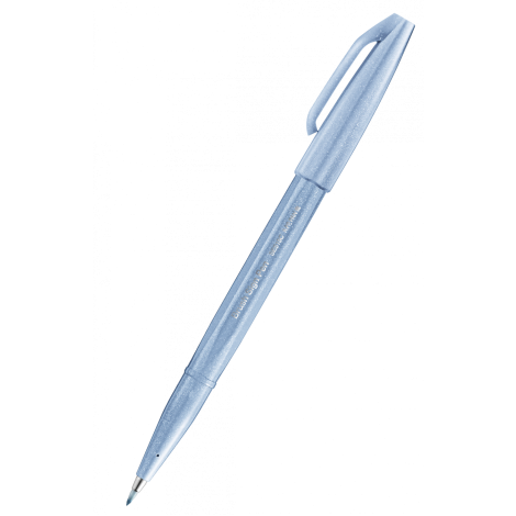 Zestaw pisaków pędzelkowych Pentel do kaligrafii i liternictwa Niebieskie, 4 kolory - 2