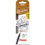 Zestaw pisaków pędzelkowych Pentel do kaligrafii i liternictwa Pigment, 4 kolory - 2