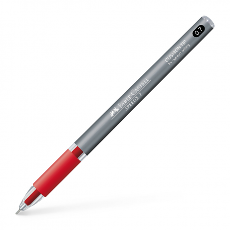 Długopis Faber-Castell Speedx Titanum, 0,7 mm, czerwony - 7