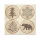 Serwetki Wood Slice 33x33 cm 20 szt.