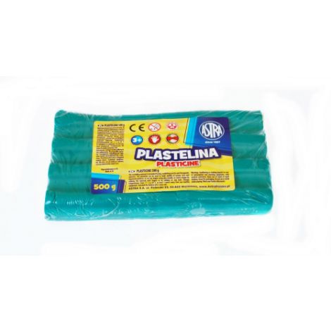 Plastelina Astra, 0.5 kg, zielona