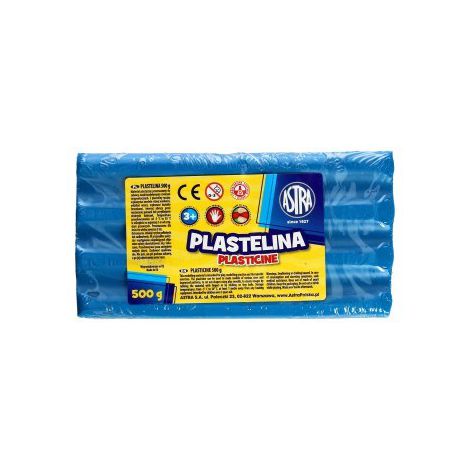Plastelina Astra, 0.5 kg, niebieska