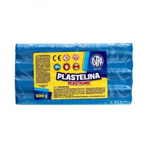 Plastelina Astra, 0.5 kg, niebieska