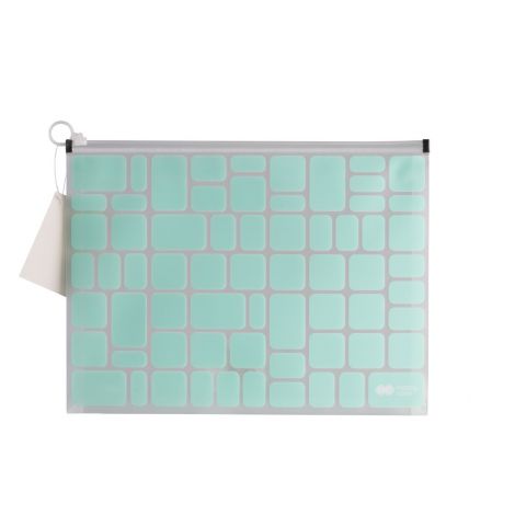 Teczka z suwakiem Happy Color B4 Trend Green