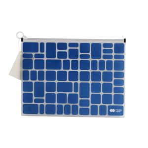Teczka z suwakiem Happy Color B4 Trend Blue