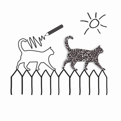 Zestaw kształtów tekturowych Happy Color Pets, 5szt - 3