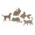 Zestaw kształtów tekturowych Happy Color Pets, 5szt