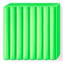 Kostka FIMO leather effect 57g, neon zielony, masa termoutwardzalna - 3