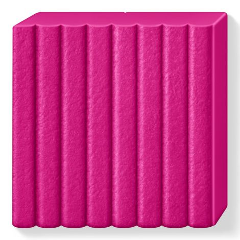 Kostka FIMO leather effect 57g, amarantowy, masa termoutwardzalna - 2
