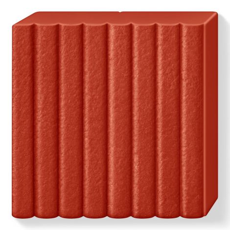 Kostka FIMO leather effect 57g, rdzawy, masa termoutwardzalna - 2