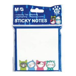 Karteczki samoprzylepne M&G So Many Cats, 76x76mm, 100szt