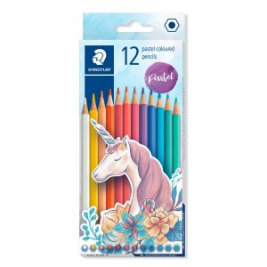 Kredki ołówkowe Staedtler Pastel sześciokątne, 12 kolorów