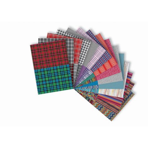Blok z motywami Happy Color Textile A4/15/80g - 2