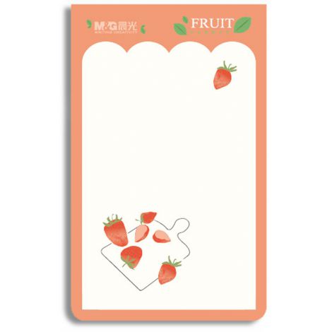 Karteczki samoprzylepne M&G Summer Fruit, 76x76mm, 60szt - 3
