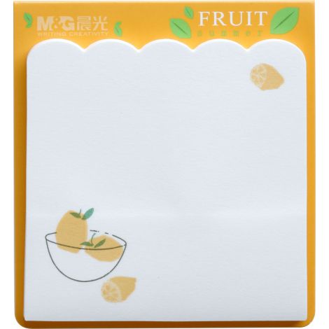 Karteczki samoprzylepne M&G Summer Fruit, 76x51mm, 60szt