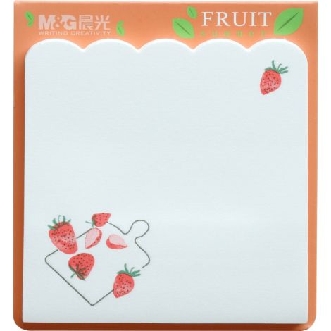 Karteczki samoprzylepne M&G Summer Fruit, 76x51mm, 60szt - 4