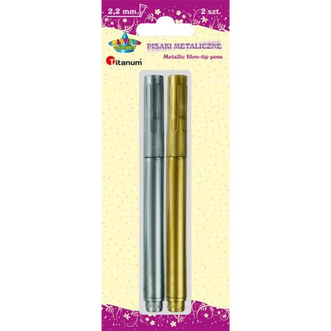 Pisaki Titanum złoty + srebrny