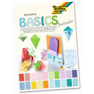 Blok z motywami Folia Basics