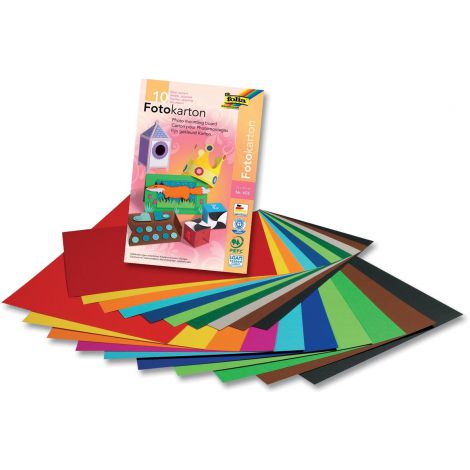 Blok techniczny Folia Kolorowy A4/10/300g