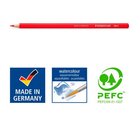 Kredki akwarelowe Staedtler Design Journey sześciokątne, 24 kolory - 5