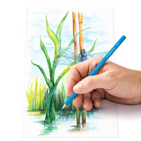 Kredki akwarelowe Staedtler Design Journey sześciokątne, 12 kolorów - 3