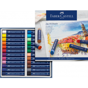 Pastele olejne Faber-Castell Creative Studio, 24 kolory