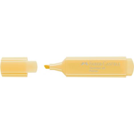 Zakreślacz Faber-Castell 1546 pastelowy, żółty