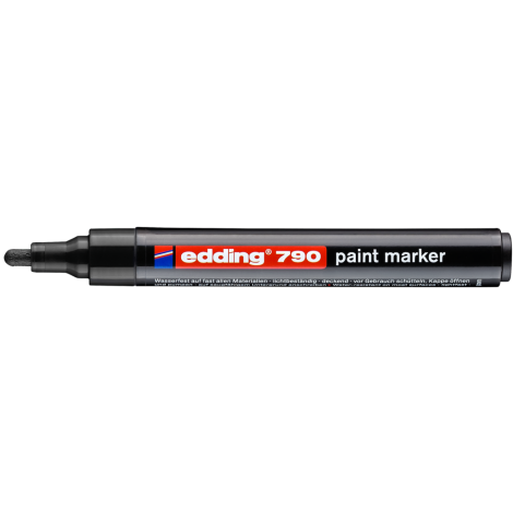 Marker olejowy Edding Lakierowy okrągły 2.0-3.0mm, Czarny