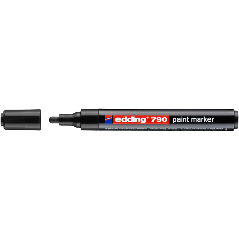Marker olejowy Edding Lakierowy okrągły 2.0-3.0mm, Czarny - 2