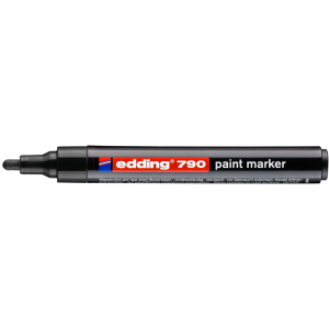 Marker olejowy Edding Lakierowy okrągły 2.0-3.0mm, Czarny