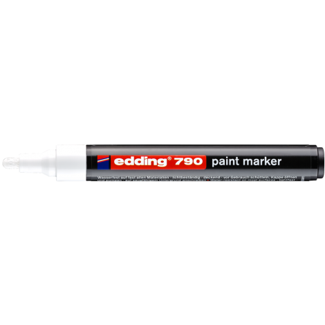 Marker olejowy Edding Lakierowy okrągły 2.0-3.0mm, Biały - 2