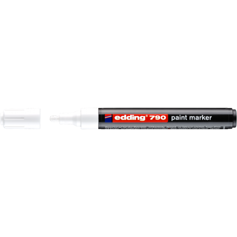 Marker olejowy Edding Lakierowy okrągły 2.0-3.0mm, Biały