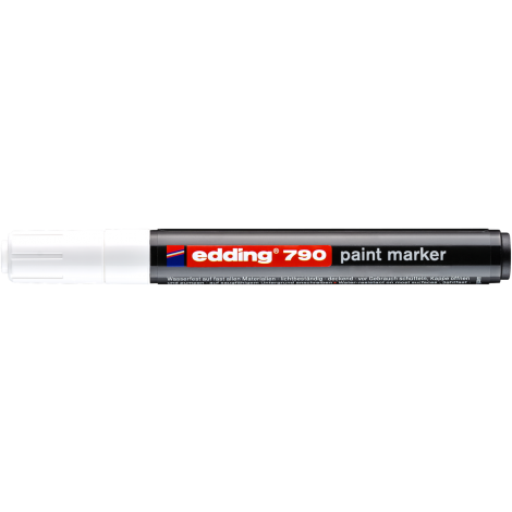 Marker olejowy Edding Lakierowy okrągły 2.0-3.0mm, Biały - 3