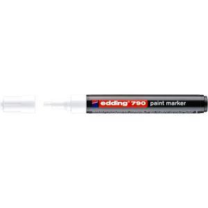 Marker olejowy Edding Lakierowy okrągły 2.0-3.0mm, Biały