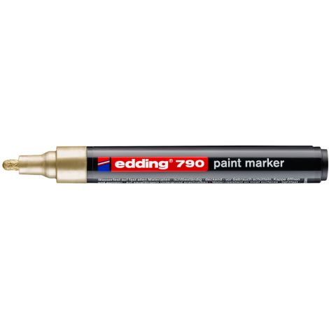 Marker olejowy Edding Lakierowy okrągły 2.0-3.0mm, Złoty - 2