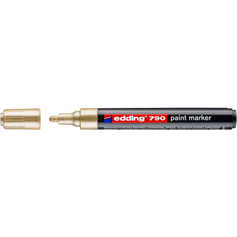 Marker olejowy Edding Lakierowy okrągły 2.0-3.0mm, Złoty