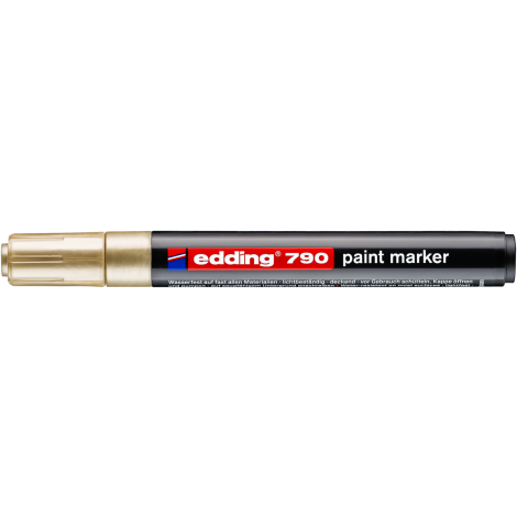 Marker olejowy Edding Lakierowy okrągły 2.0-3.0mm, Złoty - 3