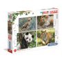 Puzzle Clementoni 20+60+100+180el Supercolor Progressive Wildlife - 2