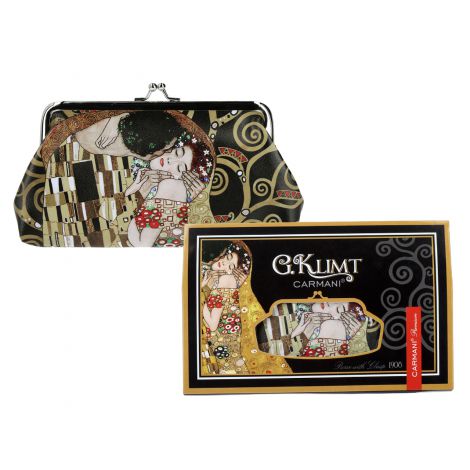 Portfelik Carmani duży - G. Klimt, Pocałunek