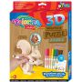 Puzzle drewniane, mix wzorów - 2