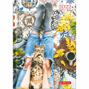 2024 Kalendarz Herlitz Dzienny Flat Lay A5