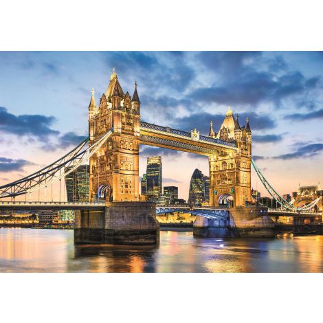 Puzzle Clementoni 2000el Tower Bridge At Dusk - 2