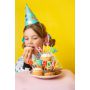 Świeczki urodzinowe Happy Birthday, mix kolorów, 2,5 cm, 13 sztuk - 7