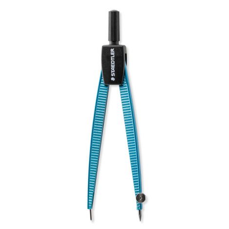 Cyrkiel Staedtler szkolny, z etui na grafity, niebieski - 2